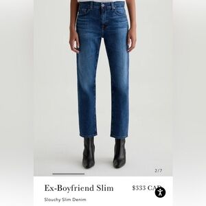 Ag Adriano Goldschmied Ex-Boyfriend Slouchy Slim Jeans